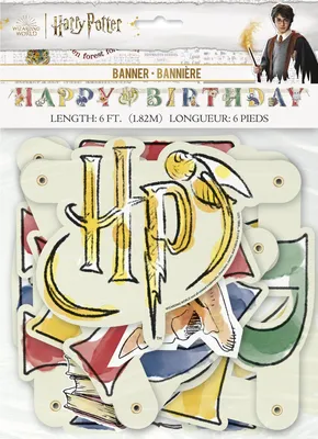 Produktbild von Hogwarts Harry Potter Geburtstagsparty-Banner, 182 cm
