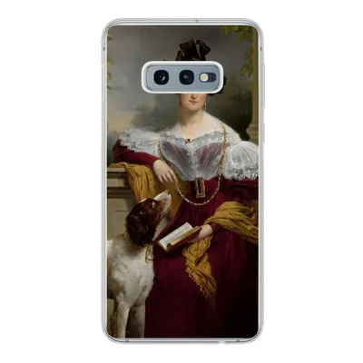 Produktbild von MuchoWow® Handyhülle Schutzhülle Hülle für Samsung Galaxy S10e Porträt von Alida Christina Assink - Gemälde von Jan Adam Kruseman Silikon Softcase Handy Hülle - Handy