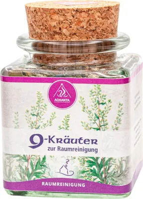 Produktbild von Räucherwerk zur Raumreinigung - 9 Kräuter Räuchermischung 100ml - Räuchermischung von Achanta Räucherwelt