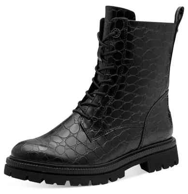 Produktbild von MARCO TOZZI Damen Stiefeletten zum Schnüren mit weichem Innenfutter Vegan, Schwa