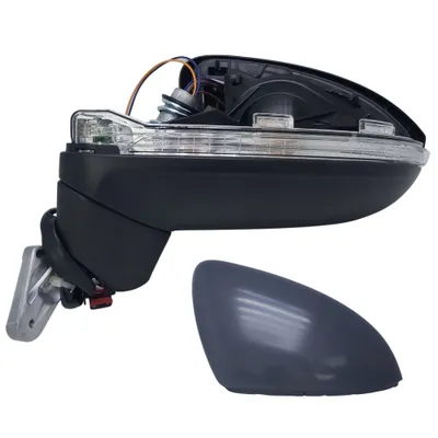 Obrázok produktu pre BILMAX Ľavé náhradné vonkajšie zrkadlo pre Volkswagen Touran 5T, 5T1 2015-2022 Elektricky nastaviteľné, Vyhrievané, Manuálne sklopné, S kontrolkou, 6 káblov