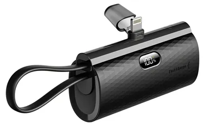 Produktbild von Forcell F-ENERGY Power Plug F5K3, 5000 mAh, Power Delivery, Quick Charge 3.0, 20 W, Schwarz