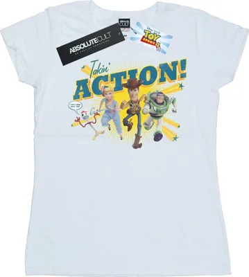 Produktbild von Disney - "Toy Story 4 Takin' Action" T-Shirt für Damen BI44362 (L) (Weiß)