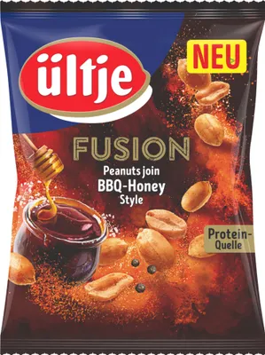 Produktbild von Ültje Fusion BBQ Honey Style Erdnusskerne mit BBQ Honig 150g
