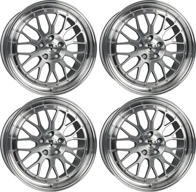 Produktbild von MB Design Felgen LV1 8.5Jx19 ET 45 5x112 Diamant Silber 4-LV18519455R-S4 kompatibel mit Audi A3 A4 A6 A8 Q3 RS3 S3 S4 TT RS TT TTS