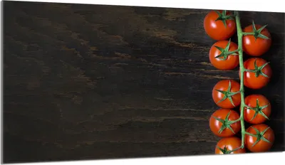 Immagine prodotto di Piastra di copertura del piano cottura 90x52 Piastra di copertura del piano cottura in Vetroceramica alzatina in vetro tagliere decorativo, pomodori in legno