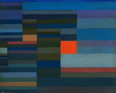 Produktbild von Paul Klee Kunstdruck Bild - Feuer Am Abend, 1929 (40 x 50 cm)
