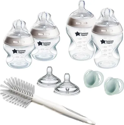 Immagine prodotto di Scatola per biberon - TOMMEE TIPPEE - NATURAL START - 4x biberon 150 ml / 260 ml - anticolica - 2x tettarelle - neonati