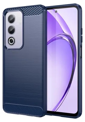 Zdjęcie produktu dla Techsuit - Carbon Silicone etui do Oppo A80 5G - niebieskie