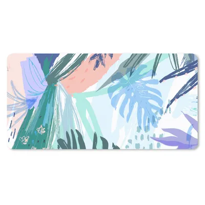 Produktbild von MuchoWow® Schreibtischunterlage Sommer - Farbe - Tropisch 80x40 cm - XXL Mauspad - Gaming Mauspad