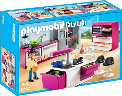 Zdjęcie produktu dla PLAYMOBIL City Life 5582, Kuchnia, 4 lat(a), Wielobarwny, Plastik
