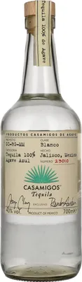 Image de Casamigos Tequila Blanco 100% Agave Azul 40% Vol. 0,7l