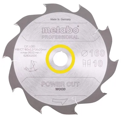 Image de Metabo lame de scie circulaire HW/CT 190x30, 14 WZ 25