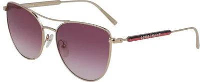 Produktbild von Longchamp Lo134s-770 Damen-sonnenbrille Golden  Damen Golden One Size