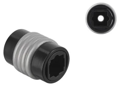 Image de Adaptateur Toslink, connecteur mâle vers connecteur femelle, pour prolonger les câbles audio numériques