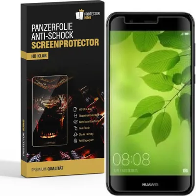 Produktbild von 4x Panzerfolie für Huawei Nova 2 Plus ANTI-SCHOCK Displayschutzfolie HD KLAR