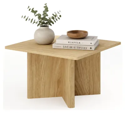 Produktbild von Kasinaba - Couchtisch, 80x80x49h cm Eiche Braun, Quadratisch