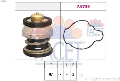 Produktbild von FACET Thermostat Kühlmittel 87°C für BMW 5 Touring (F11) 1 Schrägheck (F20) 3 Touring (F31) 5 Limousine (F10) 3 Limousine (F30, F80)