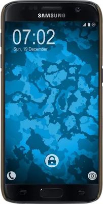 Produktbild von PhoneNatic Case kompatibel mit Samsung Galaxy S7 - Hülle gold gummiert Hard-case + 2 Schutzfolien