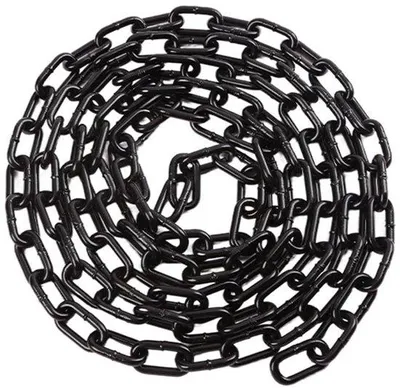 Productafbeelding van Ketting 10m 3mm - Carbon Staal - Zwart - Ideaal voor grote projecten - m-winkel