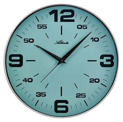 Produktbild von Atlanta 4552/6 Wanduhr Quarz Türkis