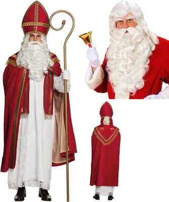 Produktbild von St Nikolaus Kostüm von Boland mit Perücke + Bart Gr. L/XL