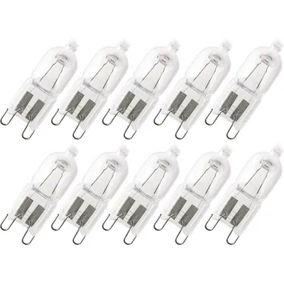 Image de 10 x Osram Lampe halogène à culot à broches 48W = 60W G9 claire 230V 740lm Halopin Superstar
