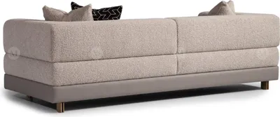 Produktbild von Dreisitzer Couch Sofa 3 Sitzer Polstersofa Stoffsofa Moderne Grau