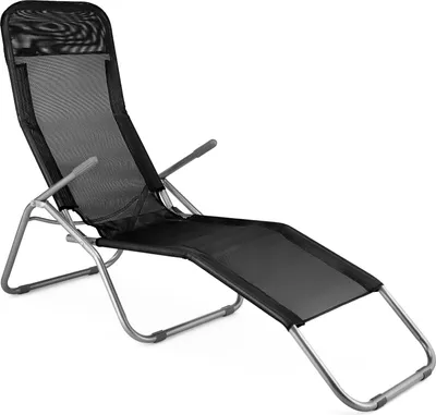 Produktbild von Outtec® Klappbare Gartensessel Sonnenliege - bis 130 kg - Liegestuhl Klappliege Gartenliege Rückenlehne Campingstuhl Strandsessel Strandstuhl