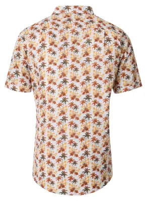 Produktbild von Redmond Herren Freizeithemd Kurzarm (251435999), Größe:4XL, Farbe:Orange (210)