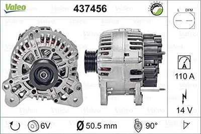 Zdjęcie produktu dla Alternator Valeo 437456