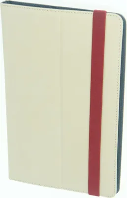 Produktbild von Case Logic Pergament Surefit Universal Folio Fall Sleeve für Bluetooth Tablets beige mit rot  - CLCEUE1107PMT