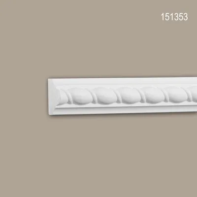 Produktbild von PROFHOME 151353 Wand- und Friesleiste Stuckleiste Zierleiste Wandleiste 2 m