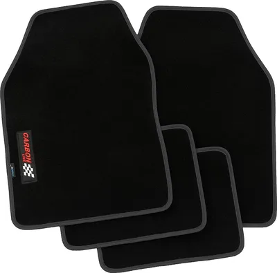 Produktbild von Autoteppich Universal Carbon, 4-teilig, schwarz von PETEX