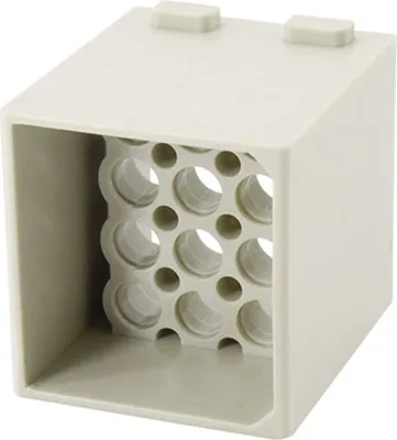 Image de Module multicontact HARTING Han, insert à broches (M), connexion à souder/sertir, 12 pôles, 50 V, 1,5 A - 1 pièce