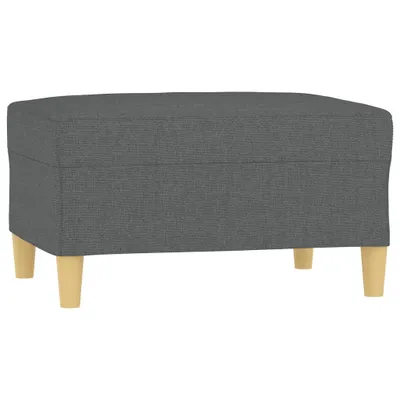 Produktbild von vidaXL Fußhocker Dunkelgrau 70x55x41 cm Stoff