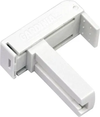 Produktbild von Gardinia Universal-Klemmträger weiß, Kunststoff, 2 Stück