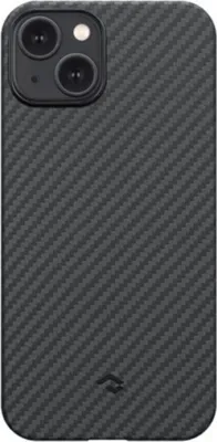 Produktbild von Pitaka Case MagEZ 3 Aramid 1500D iPhone 14, MagSafe, Schwarz / Grau