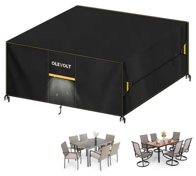 Productafbeelding van Hoes voor Tuinmeubelen Outdoor Tafelhoes Tuintafelafdekking 600D