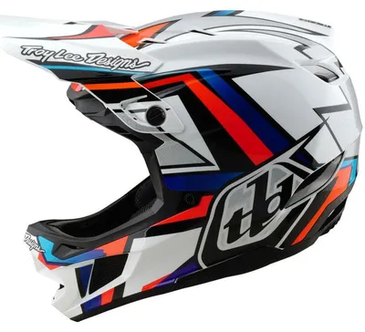 Obrázok produktu pre Prilba Troy Lee Designs D4 Composite Mips integrálna rámy bielo-strieborné veľkosť XL (60-61 cm) 140262005