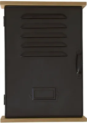 Image de Boîte à clés Armoire à clés en bois et métal