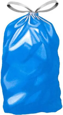 Produktbild von 20x Müllsäcke mit Zugband 120 Liter 70 x 100 cm Typ 60 blau
