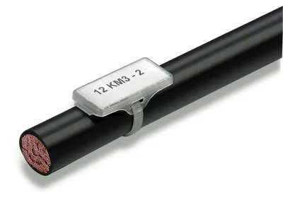 Productafbeelding van Weidmüller WKM 18/43 kabelmarkering, 43x18 mm, polypropyleen, artikelnummer 1610700000