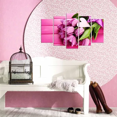 Produktbild von Wallity, 5PMX- CHR3920, Bunt, Leinwandbilder, 110 x 60 cm, 100% MDF (Dicke: 3 mm)