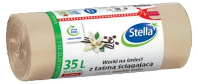 Obrázok produktu pre Worki na śmieci Stella 35 litrów 15 sztuk