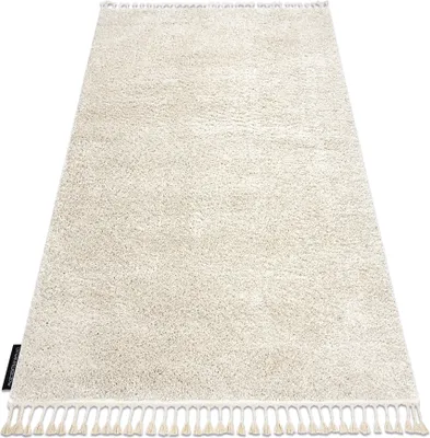 Zdjęcie produktu dla Dywan BERBER 9000 krem Frędzle berberyjski marokański shaggy beżowy 140x190 cm