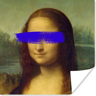 Produktbild von MuchoWow® Poster Mona Lisa - Leonardo da Vinci - Kunst 50x50 cm - Wohnzimmerdekoration