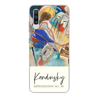 Produktbild von MuchoWow® Handyhülle Schutzhülle Hülle für Samsung Galaxy A70 Improvisation Nr. 30 - Wassily Kandinsky - Kunst Silikon Softcase Handy Hülle - Schutzhaube