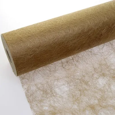 Produktbild von Sizoflor Tischband Wellenschnitt dunkelgold ca. 25 cm Rolle 25 Meter - 60w-250-25-041