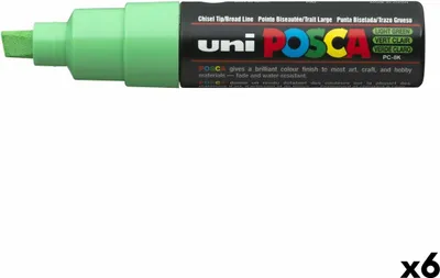 Imagen del producto de Rotulador POSCA PC-8K, color verde claro (paquete de 6 unidades)